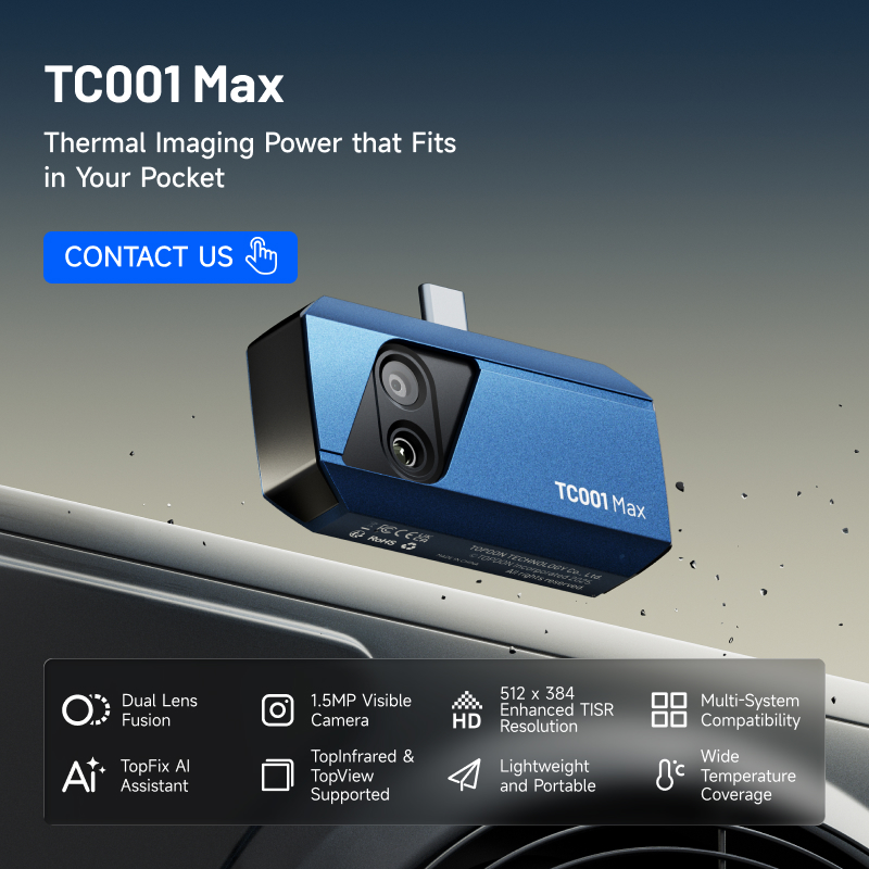 كاميرا حرارية محمولة TOPDON TC - مراجعة Topdon Tc001 Thermal Camera وسعره