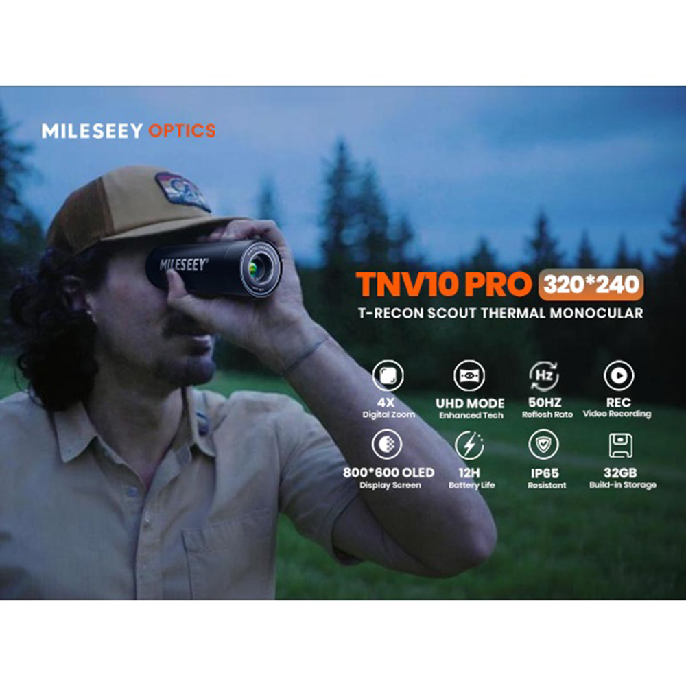 MILESEEY TNV10 PRO 320 × 240 ن - مراجعة Hunting Thermal Imaging Scope وسعره